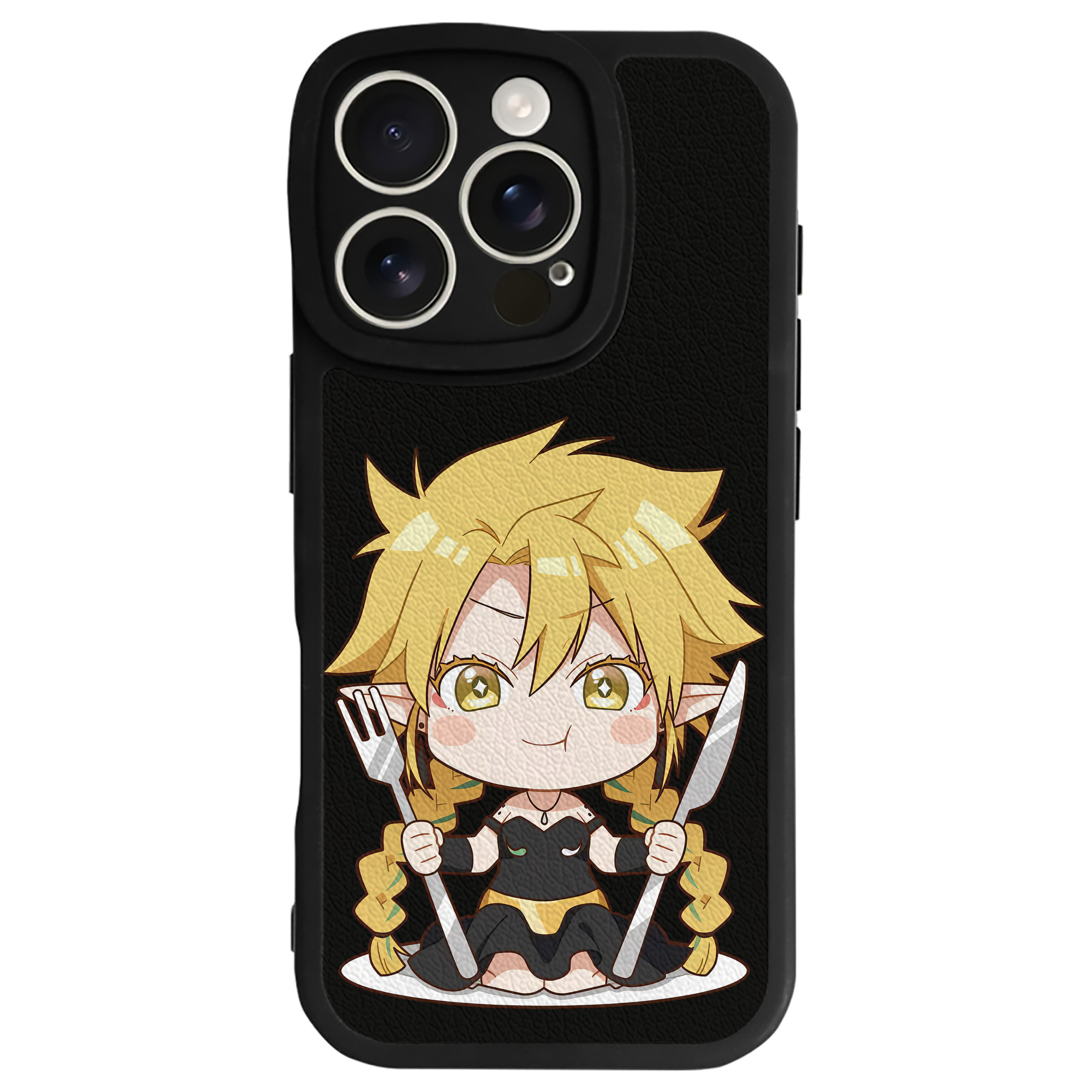 （画像用） 転スラ Regarding Reincarnated to Slime 【iPhone 16シリーズ対応】シリコンスマホケース（レザー調） 材質：シリコン